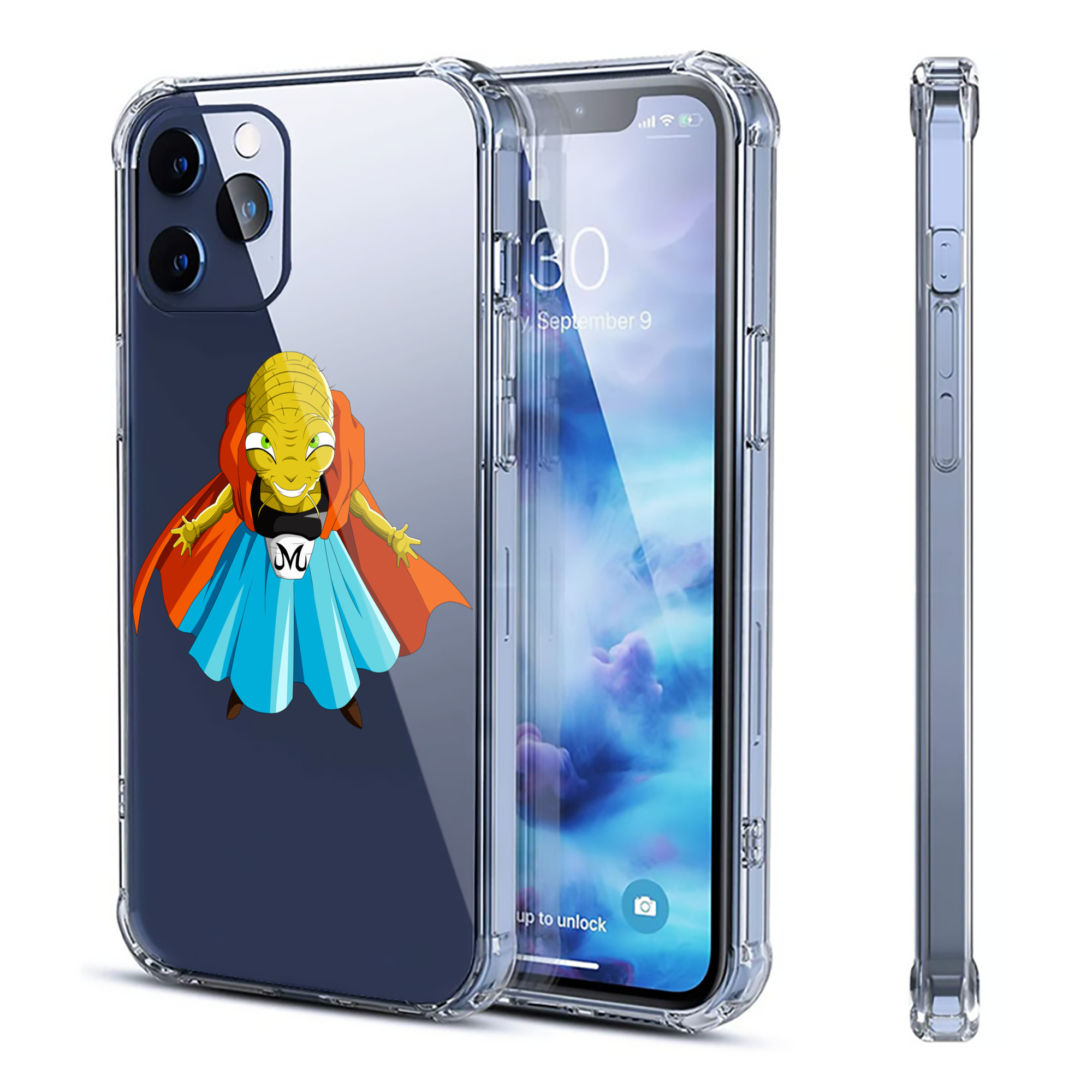 （画像用） ドラゴンボール DRAGON BALL 【iPhone 12シリーズ対応】透明スマホケース（クリアソフトケース）